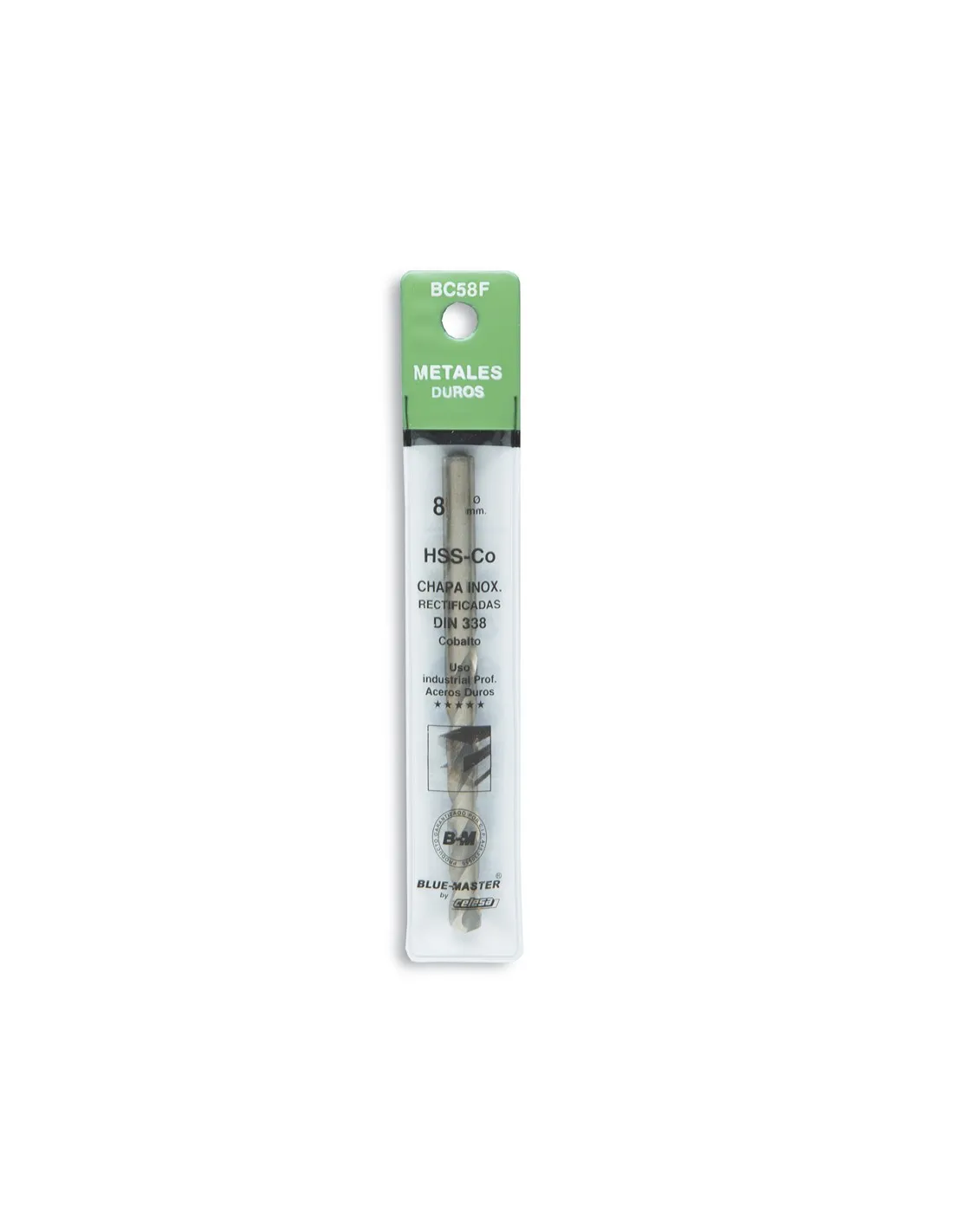 2 BROCA DIN 338 M42 8 Co 2,50 MM FUNDA