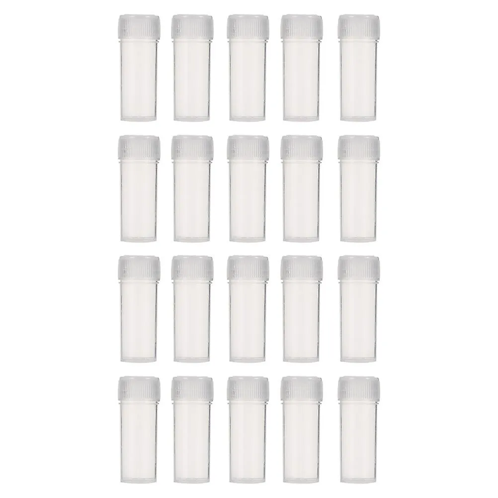 200 Pcs 5ml Transparent Plastic Bottles Essential Oil Bottles Refillable Bottles