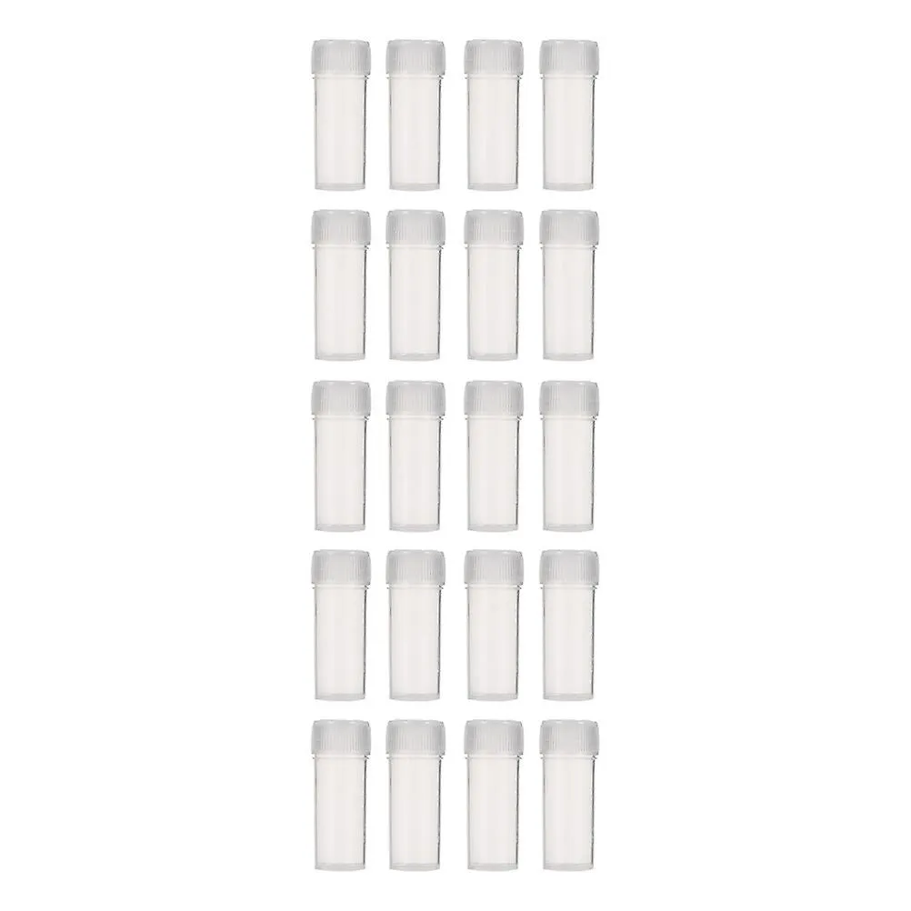 200 Pcs 5ml Transparent Plastic Bottles Essential Oil Bottles Refillable Bottles