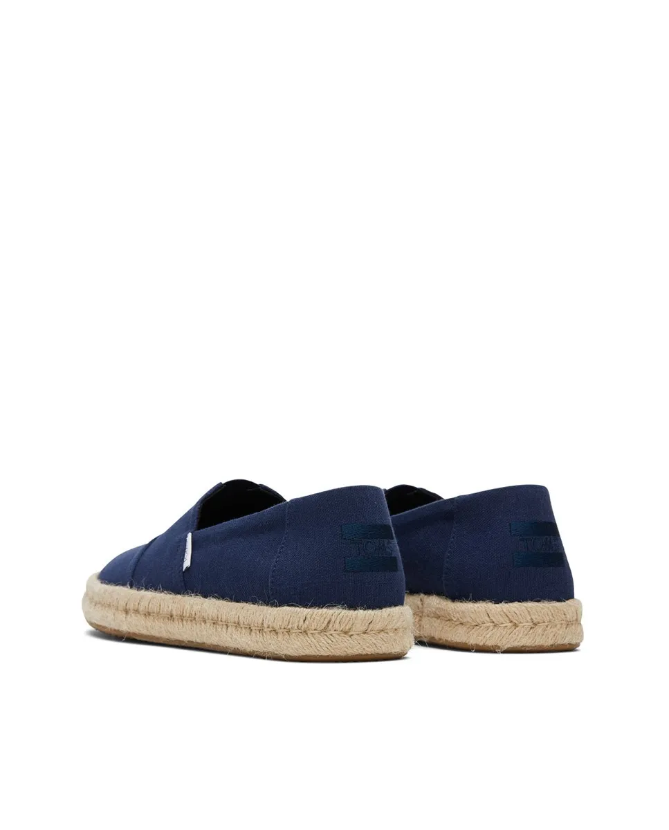 Alpargatas de hombre yute marino
