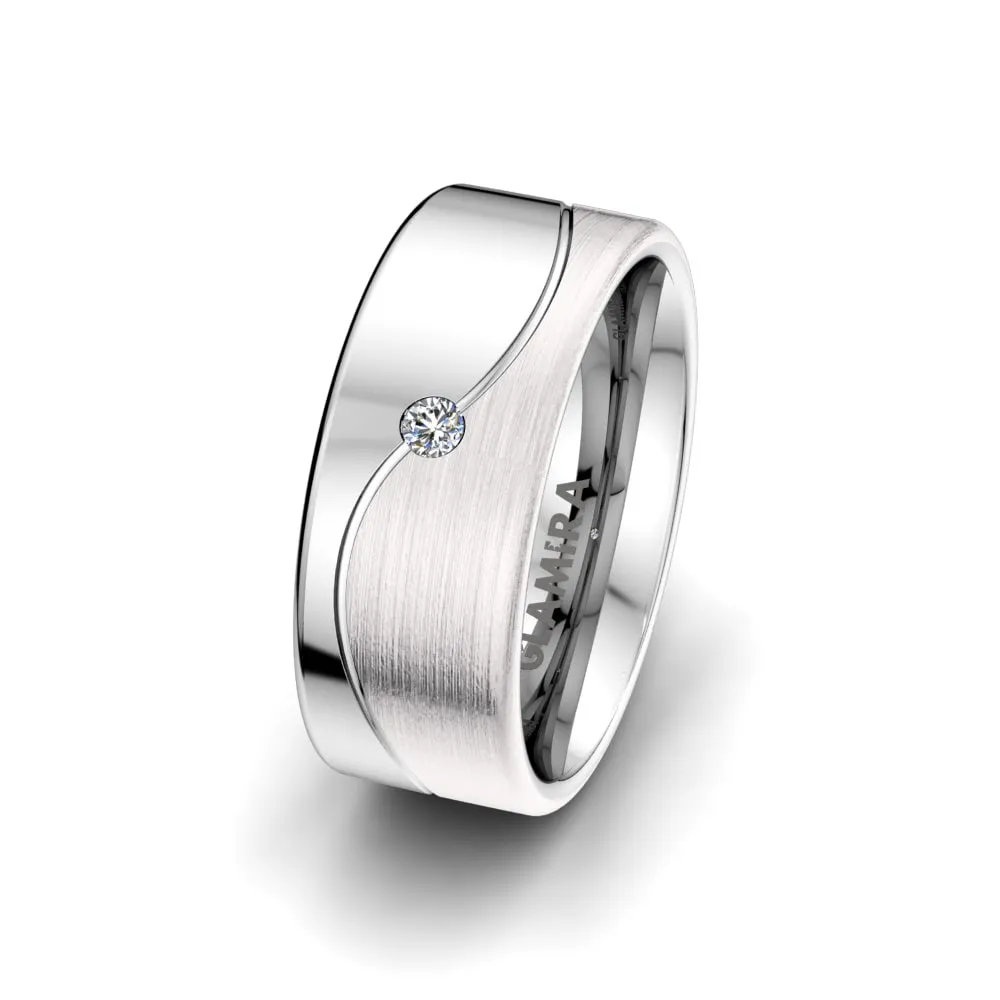Anillo de mujer Shining Sculpture 8 mm