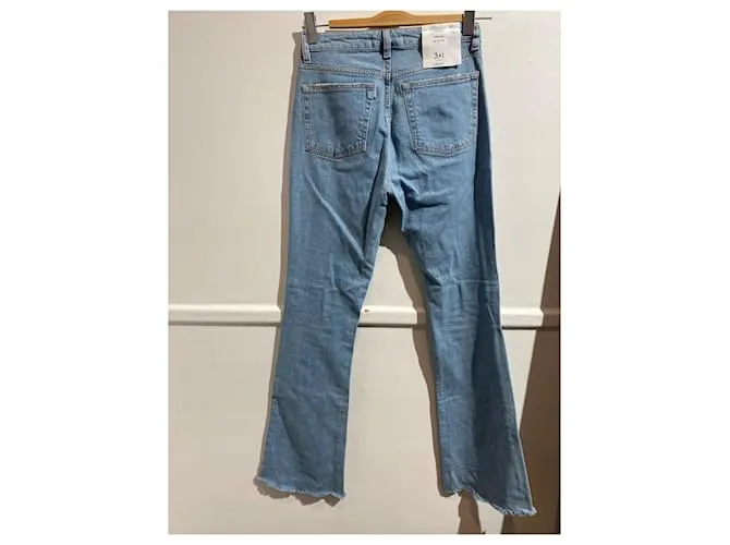 Autre Marque 3X1  pantalones vaqueros.US 26 Algodón Azul 