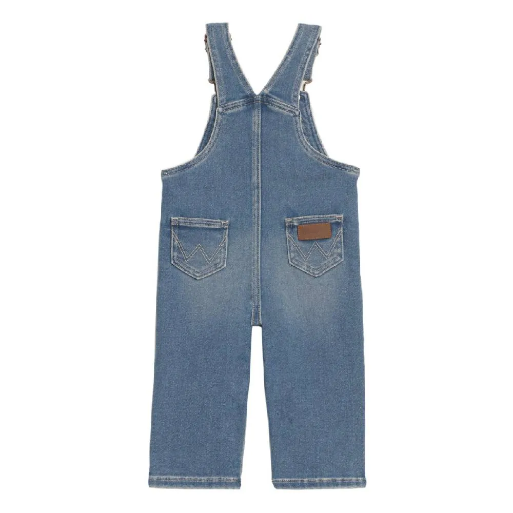 BABY GIRL WRANGLER MYRA LIGHT WASH OVERALLS