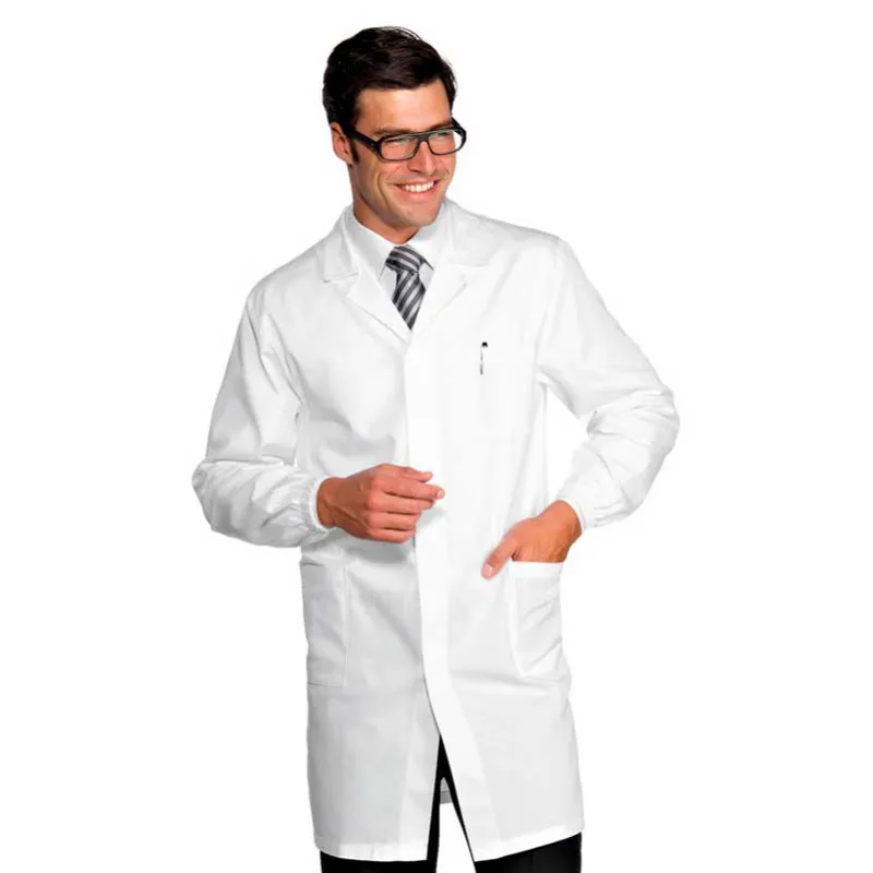 BATA MéDICA CON BOTONES Y TAPETA  ISACCO