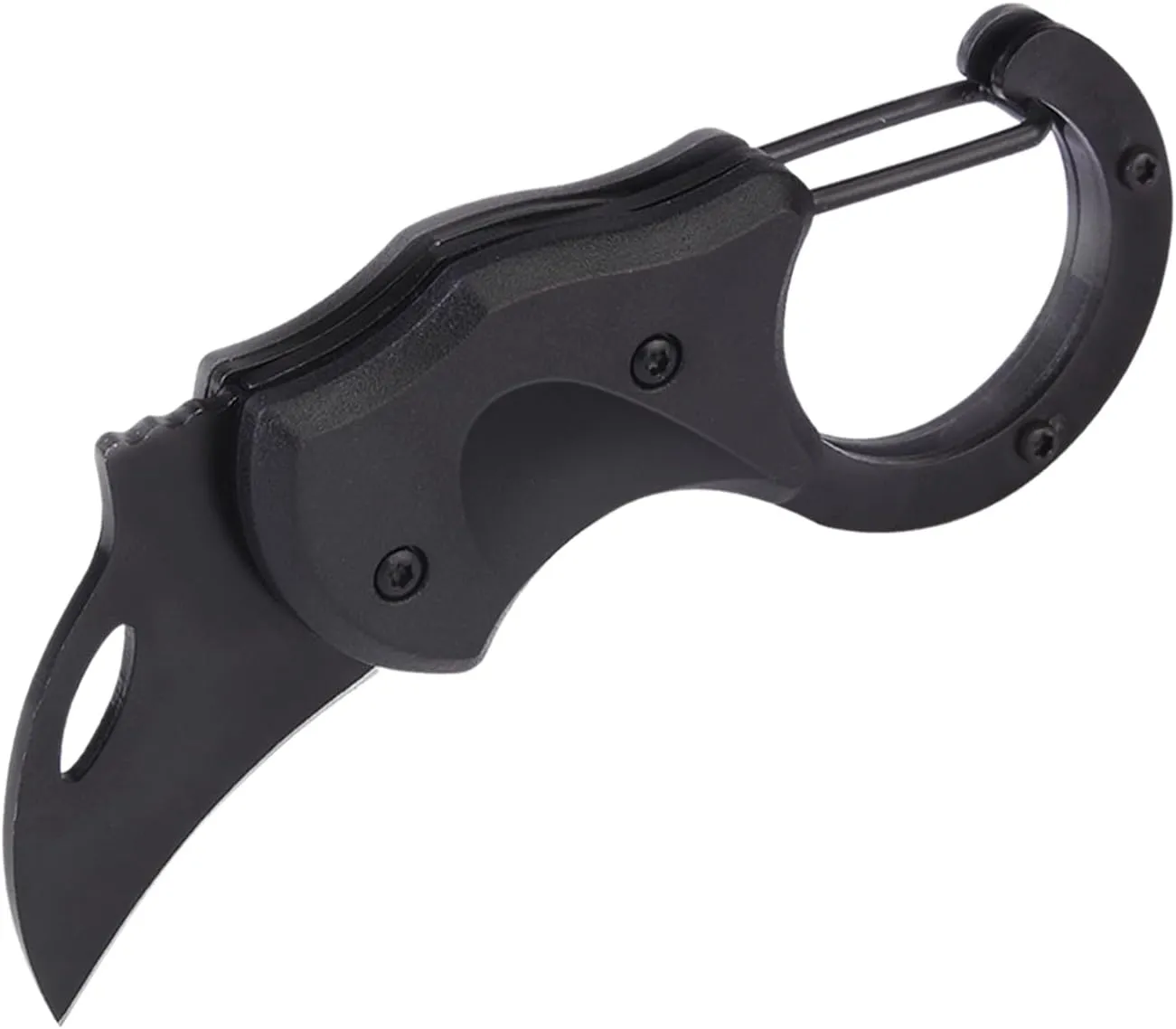 BEEK Llavero Cuchillo Negro  Cuchillo Plegable Pequeño  Regalos para Hombres  Cuchillo EDC Plegable  Mini Cuchillo de Bolsillo  