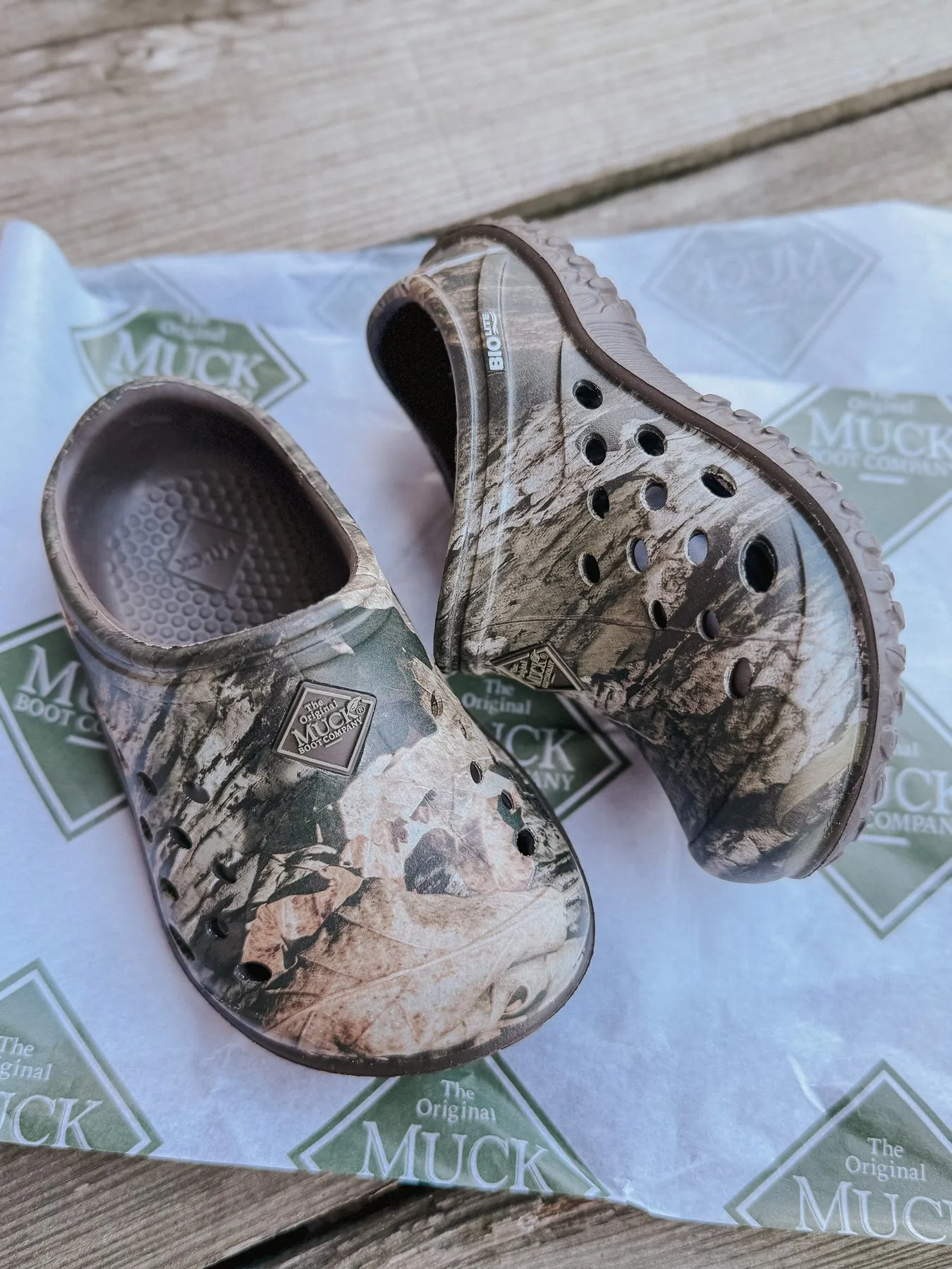 BIG KIDS' MOSSY OAK® COUNTRY DNA™ MUCKSTER LITE EVA CLOG