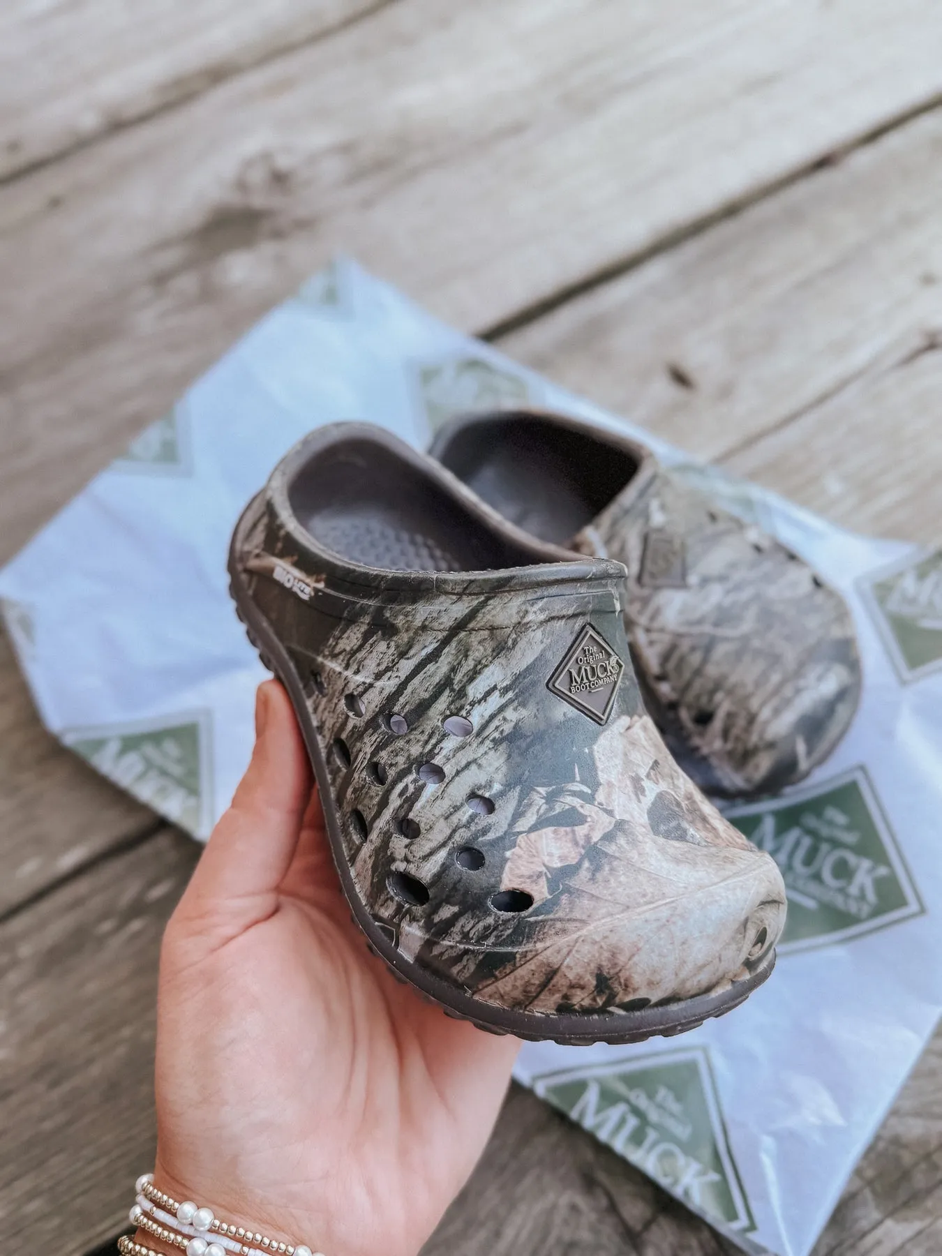 BIG KIDS' MOSSY OAK® COUNTRY DNA™ MUCKSTER LITE EVA CLOG