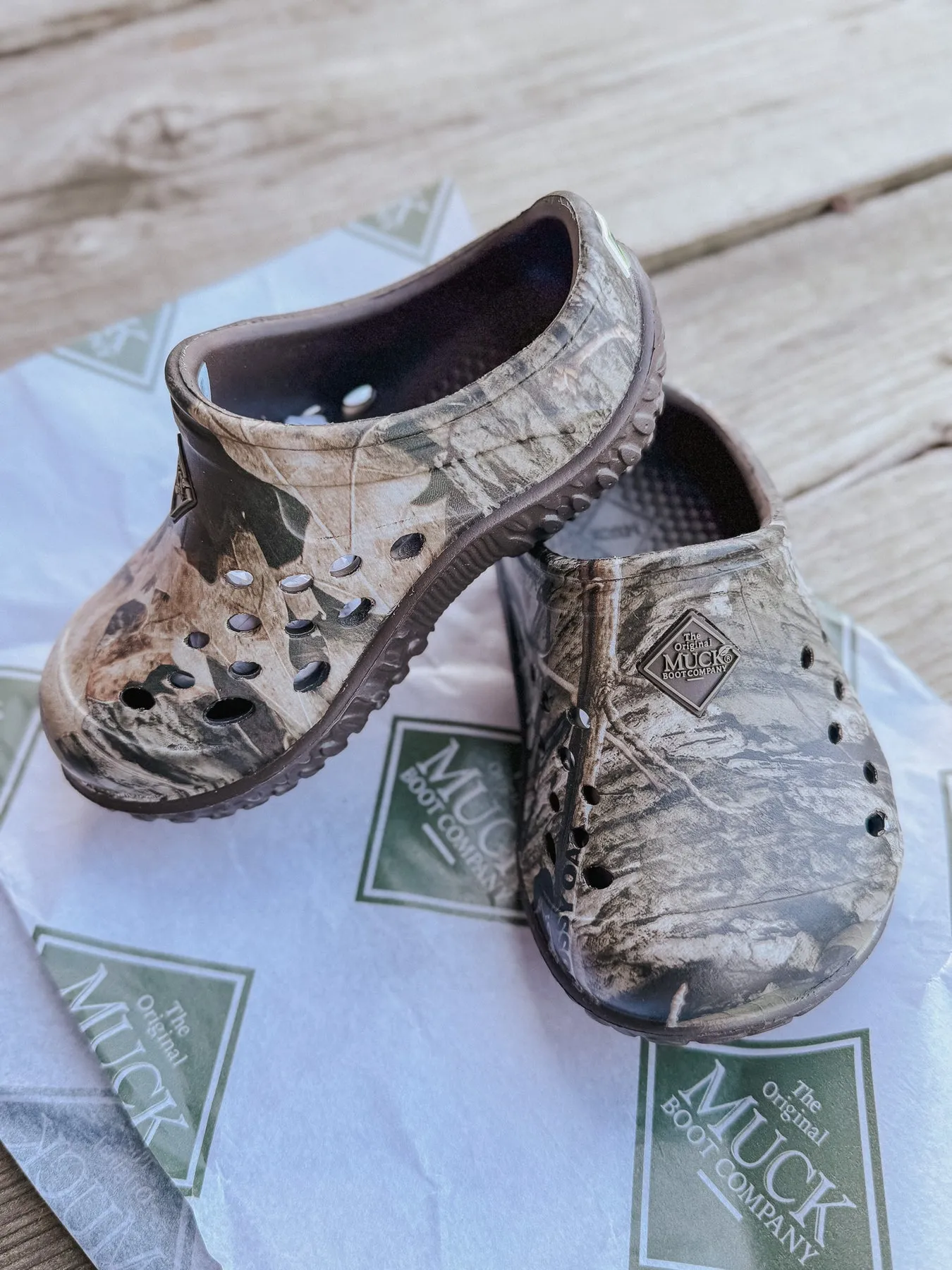 BIG KIDS' MOSSY OAK® COUNTRY DNA™ MUCKSTER LITE EVA CLOG
