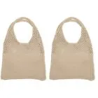 Bolso de Mano Bolso de Hombro Bolso de Mano Tejido Accesorios de Playa Cosas de Moda