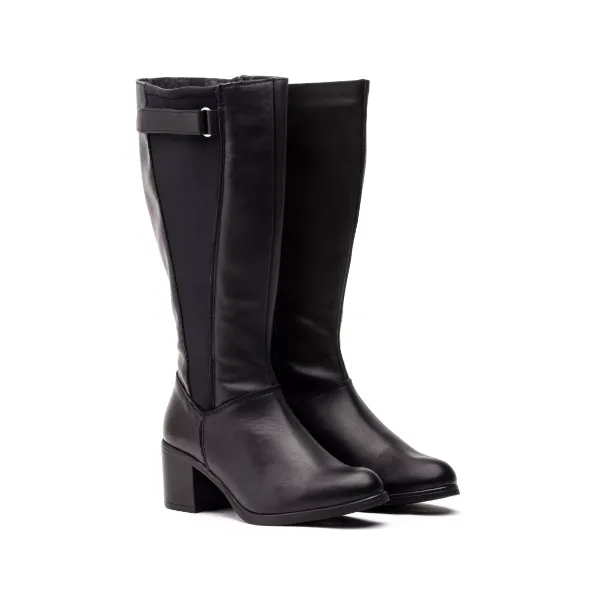 BOTAS ALTAS NEGRAS MUJER MOD. IDOIA