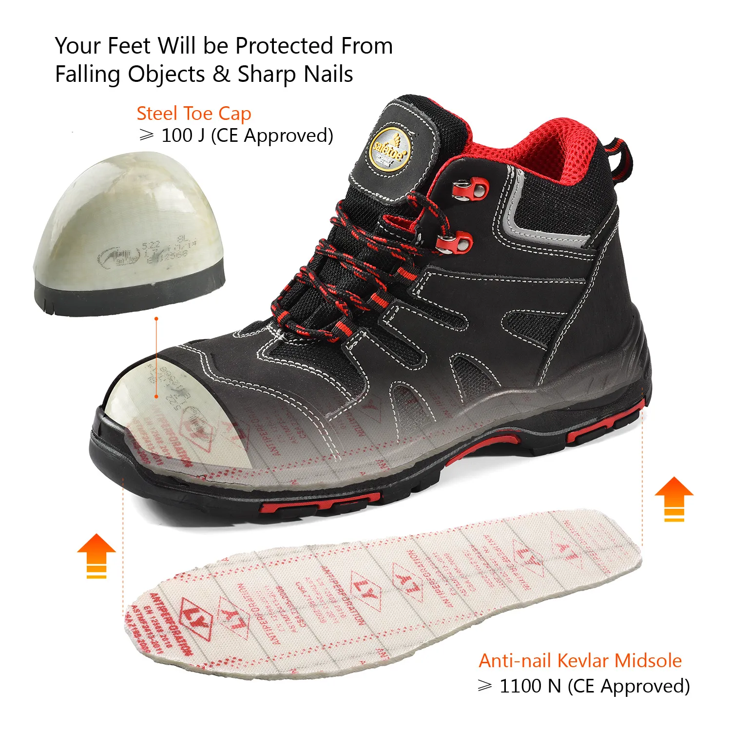 BOTAS DE TRABAJO DE SEGURIDAD APROBADAS M8350