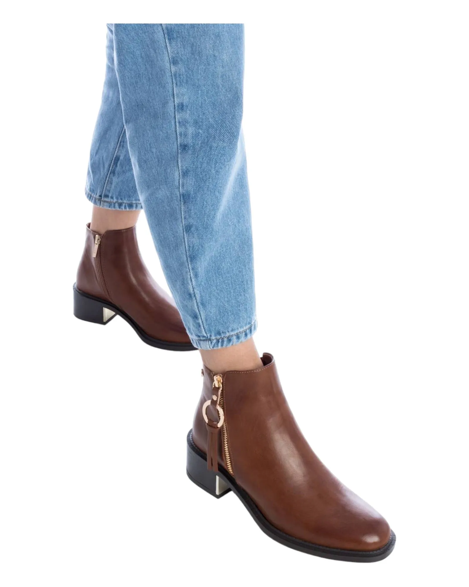 BOTINES DE MUJER XTI 141941 EN CUERO