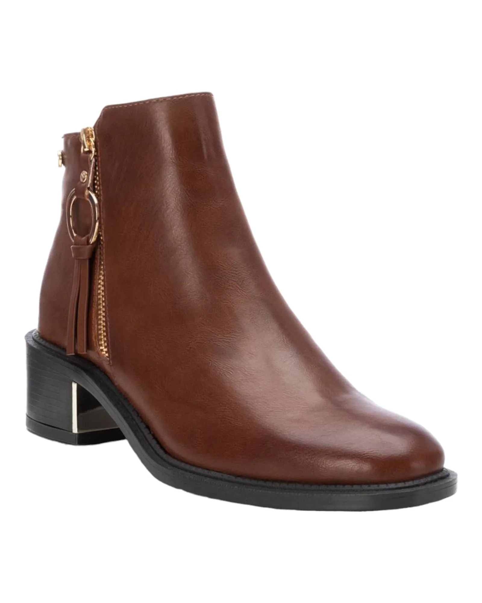 BOTINES DE MUJER XTI 141941 EN CUERO