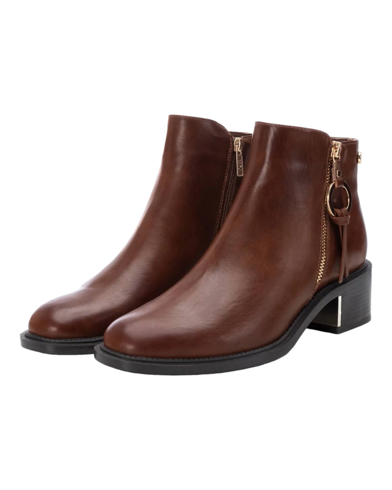 BOTINES DE MUJER XTI 141941 EN CUERO
