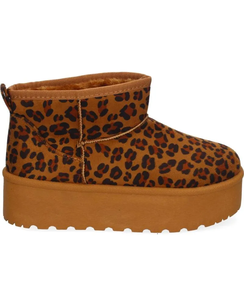 Botines PUNTOSALAO  de Mujer BOTAS AUSTRALIANAS DE PLATAFORMA ESTAMPADO ANIMAL PARA MUJER  VARIOS COLORES