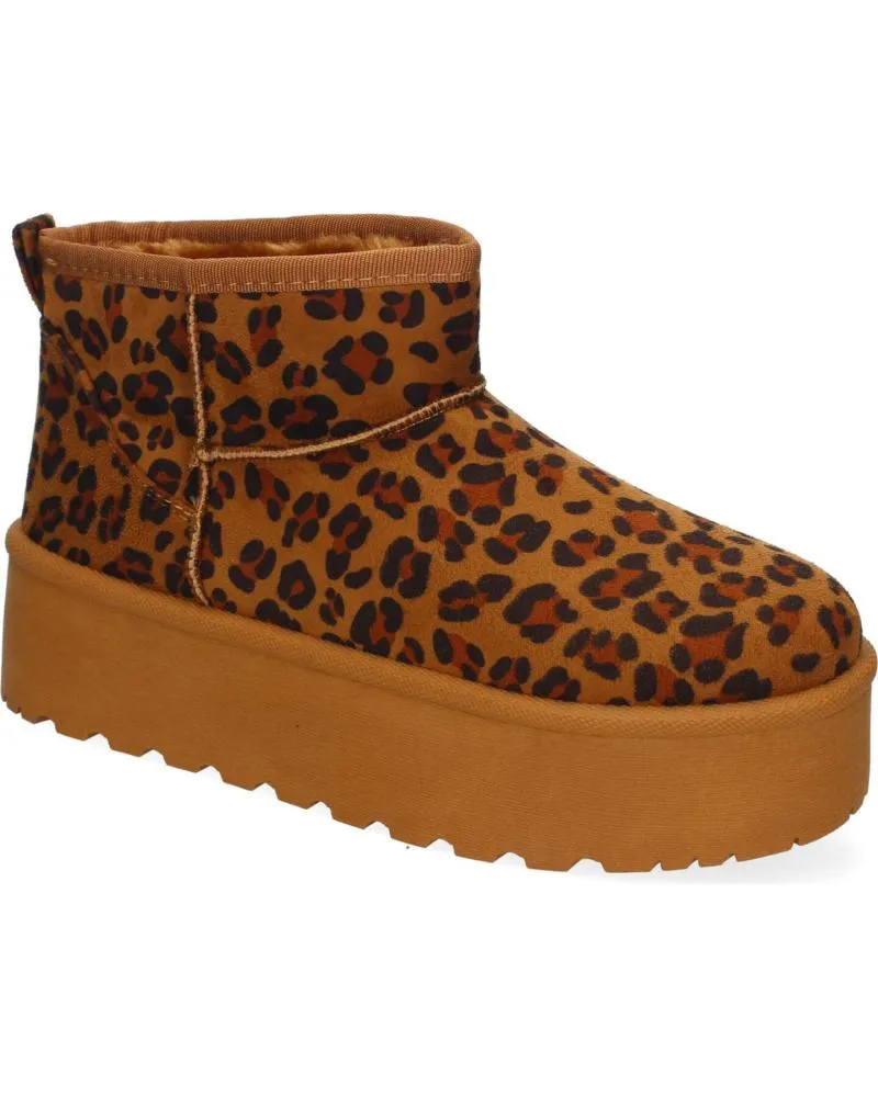 Botines PUNTOSALAO  de Mujer BOTAS AUSTRALIANAS DE PLATAFORMA ESTAMPADO ANIMAL PARA MUJER  VARIOS COLORES