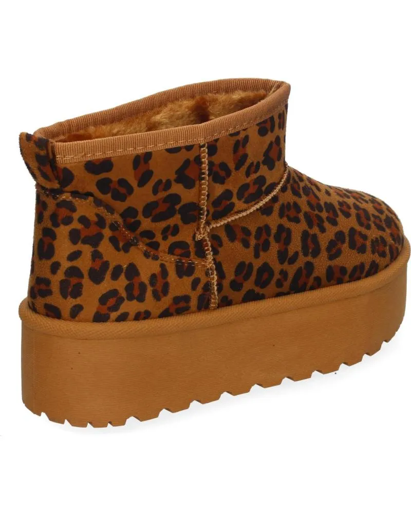 Botines PUNTOSALAO  de Mujer BOTAS AUSTRALIANAS DE PLATAFORMA ESTAMPADO ANIMAL PARA MUJER  VARIOS COLORES