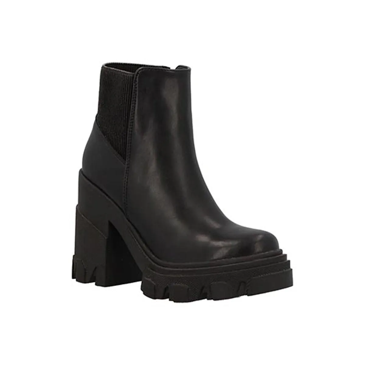 Botín con tacón Exterior Piel sintética Color Negro Para Mujer De RBCOLLECTION