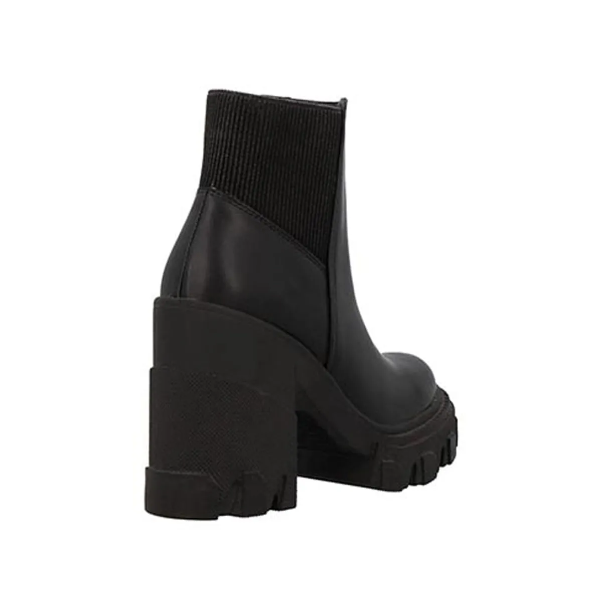 Botín con tacón Exterior Piel sintética Color Negro Para Mujer De RBCOLLECTION