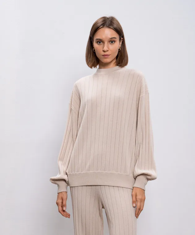 Brunello Cucinelli Beige cashmere sweater