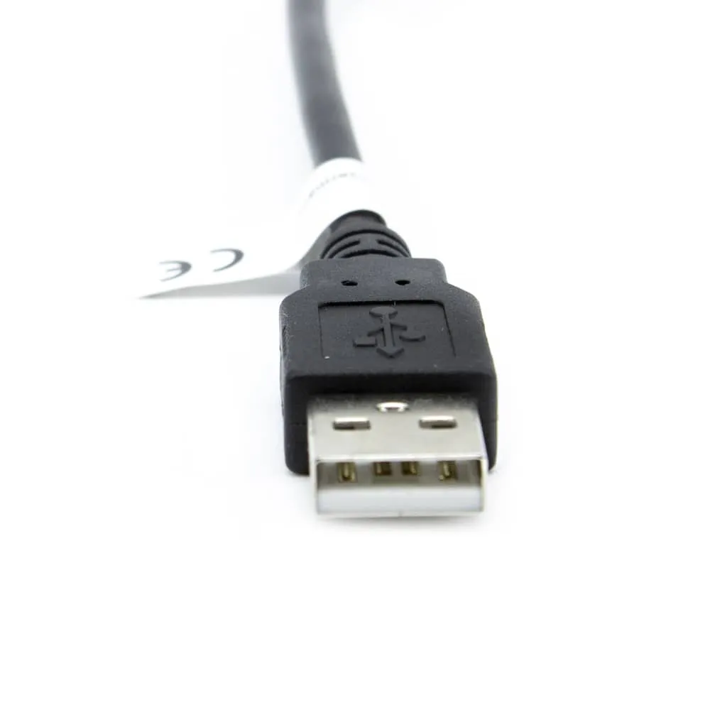 Cable USB 2.0 Para Impresora Tipo B Macho Acodado 90 1 M Negro