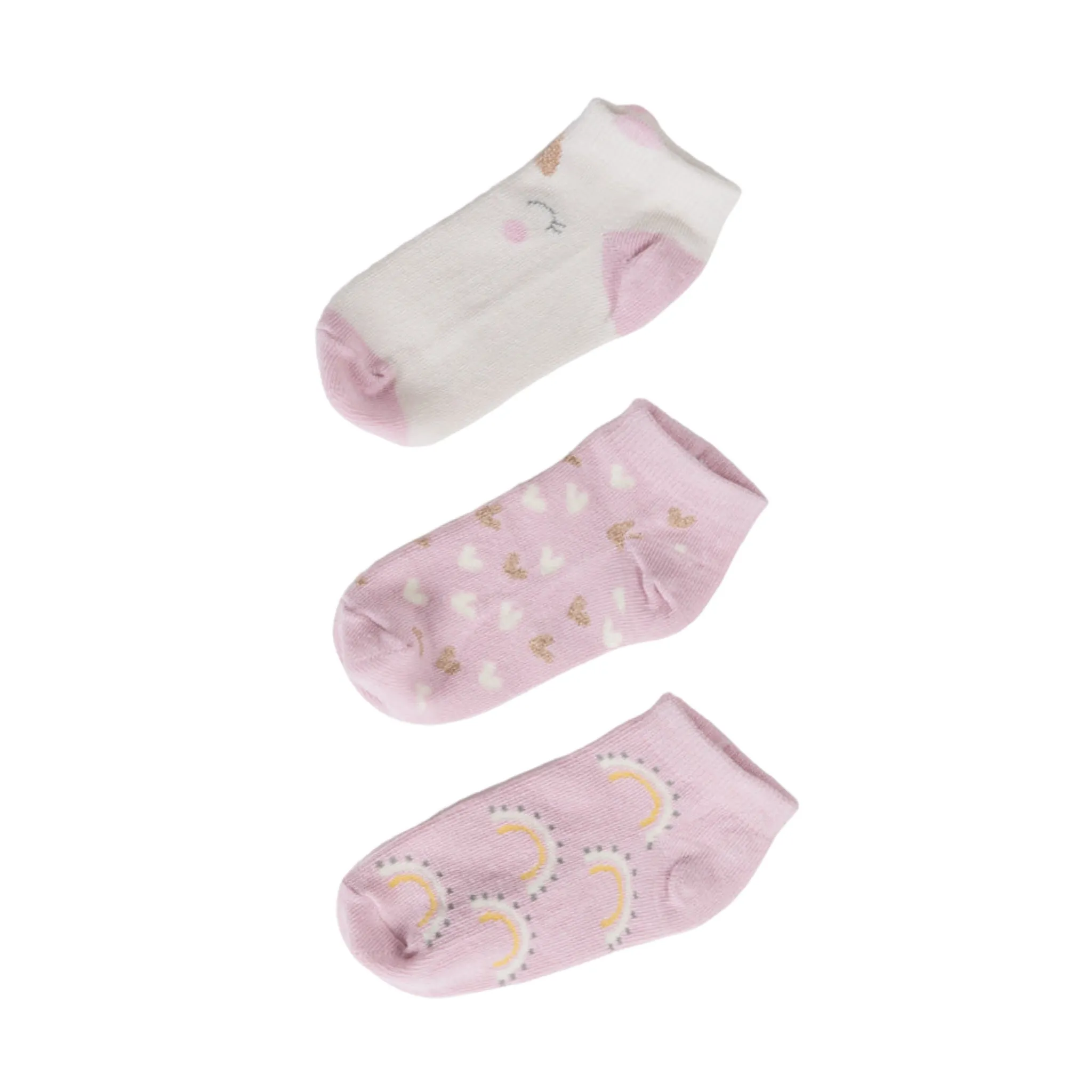 Calcetines 3 piezas pinky niña Losan