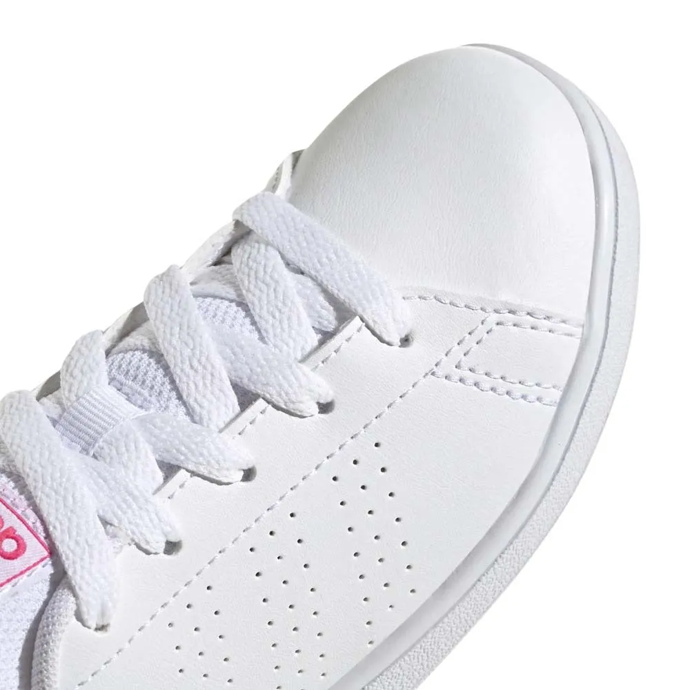 Calzado Adidas Niño Advantage K Blanco.