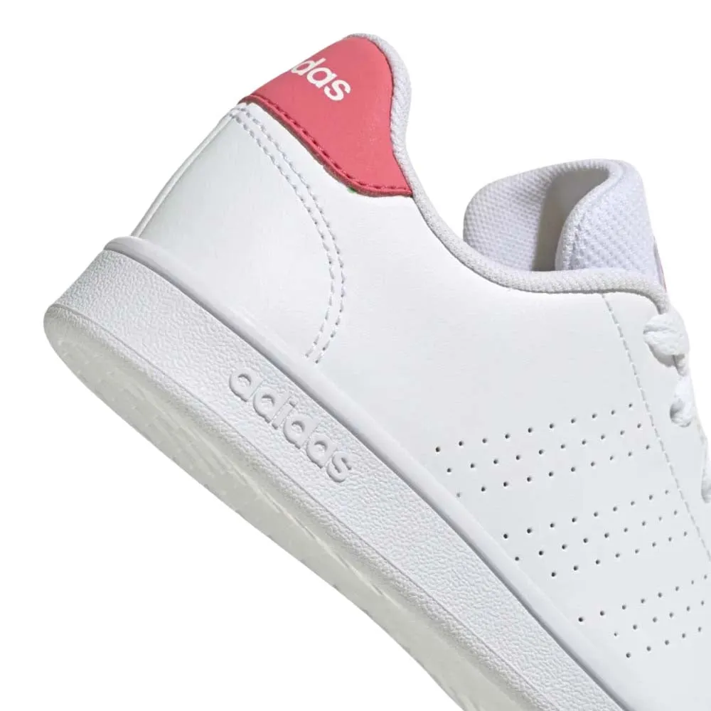 Calzado Adidas Niño Advantage K Blanco.