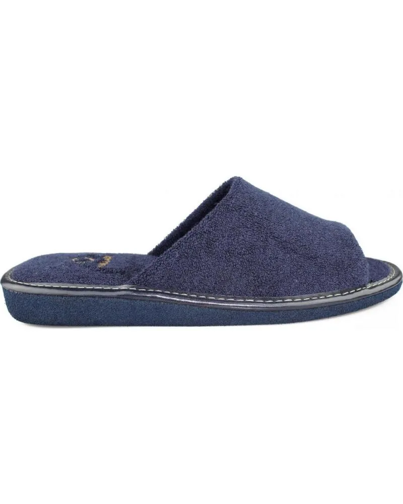CALZADO DE CASA VULLADI  DE HOMBRE ZAPATILLAS DE IR POR CASA VULLADI TOALLA HOMBRE  AZUL