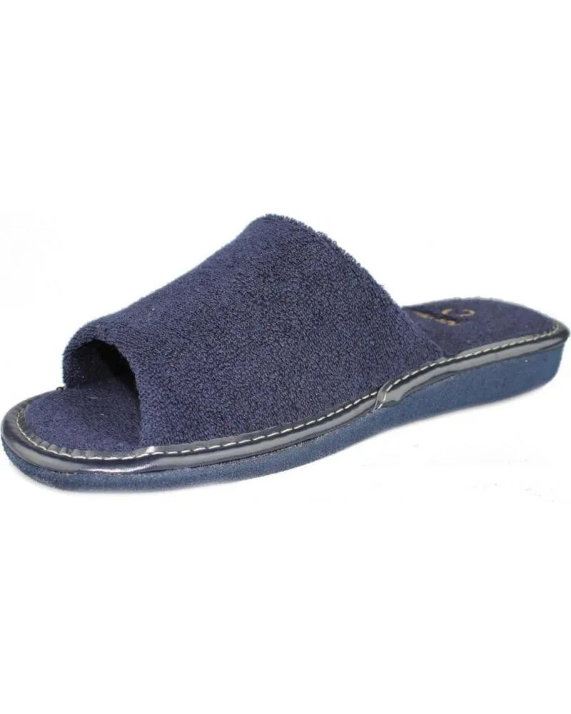 CALZADO DE CASA VULLADI  DE HOMBRE ZAPATILLAS DE IR POR CASA VULLADI TOALLA HOMBRE  AZUL