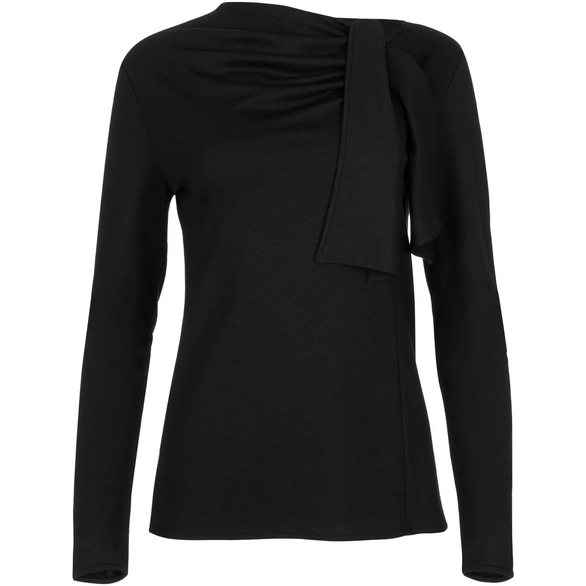 Camiseta de manga larga Giselle negra