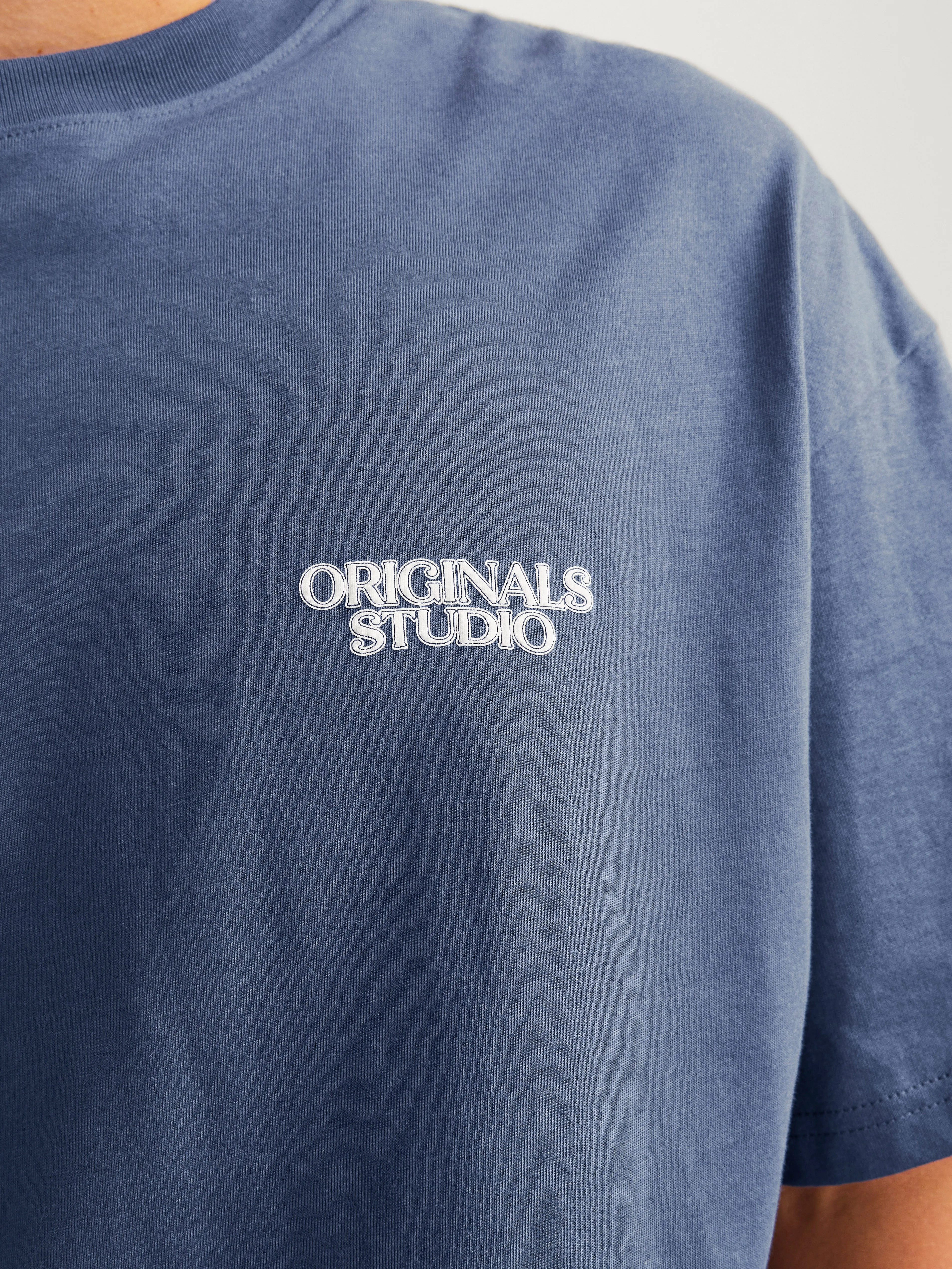 Camiseta Estampado Cuello redondo | Azul oscuro | Jack & Jones®