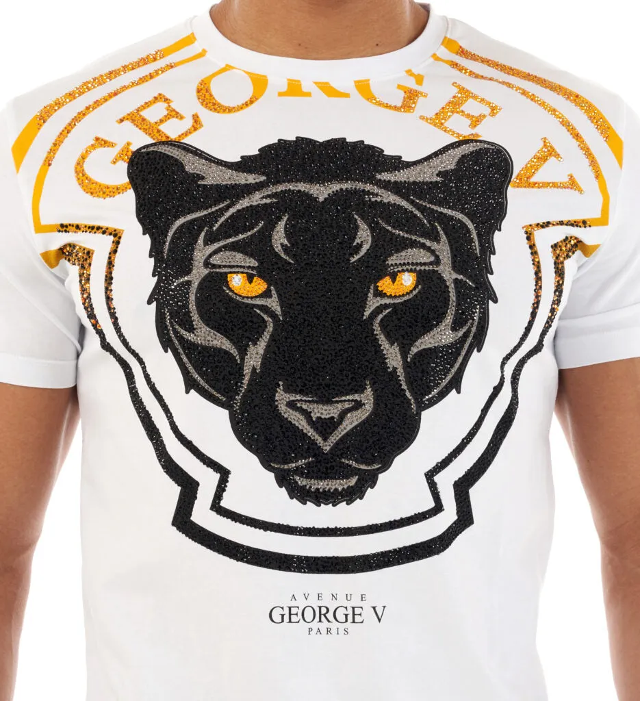 CAMISETA GEORGE V  GV2503 WHITE/GOLD
