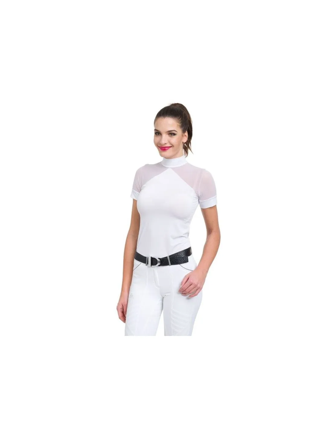 CAMISETA HÍPICA DE CONCURSO MARIELLE MANGA CORTA CAVALLIERA