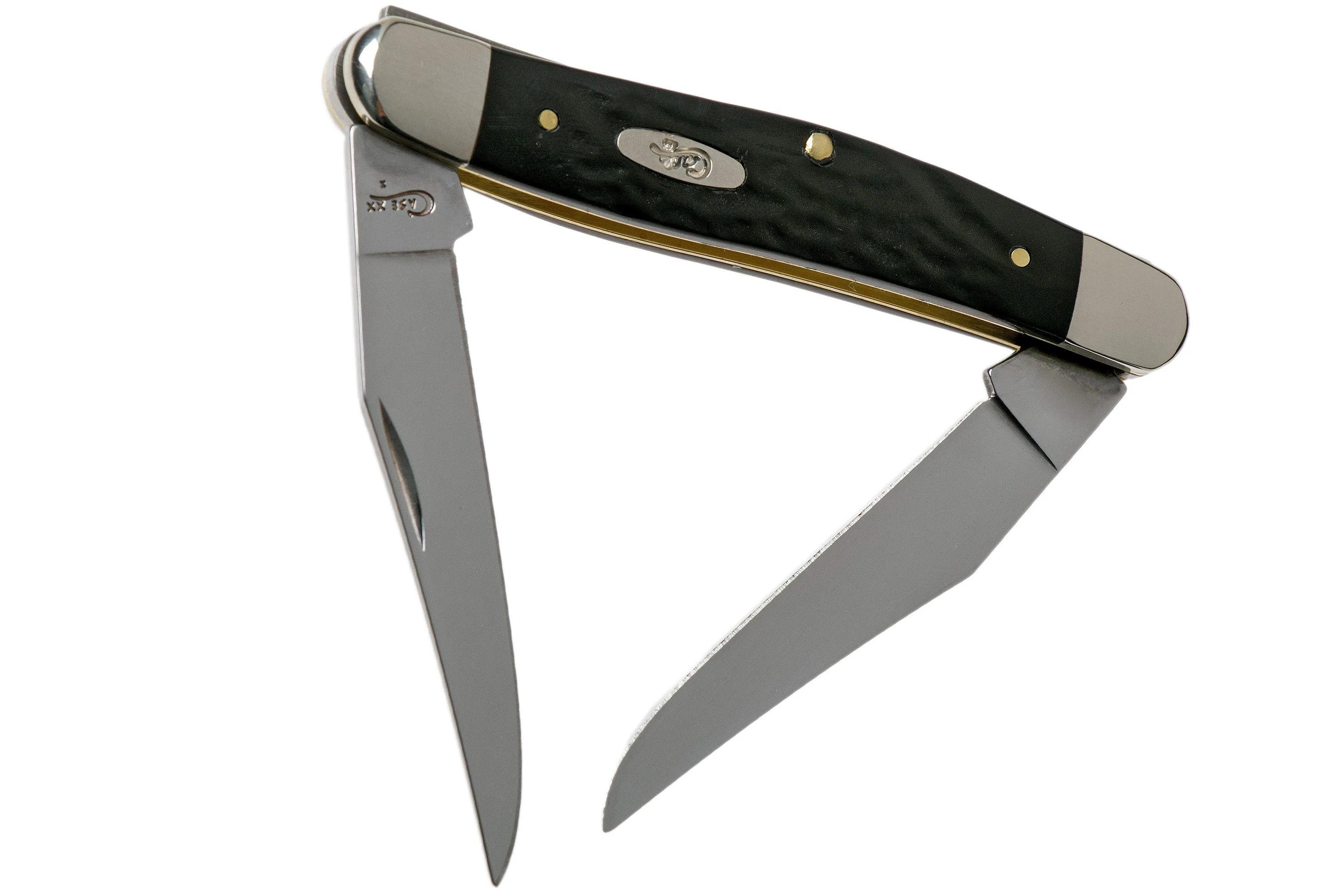 Case Muskrat Rough Black Synthetic, 18232, Muskrat SS navaja