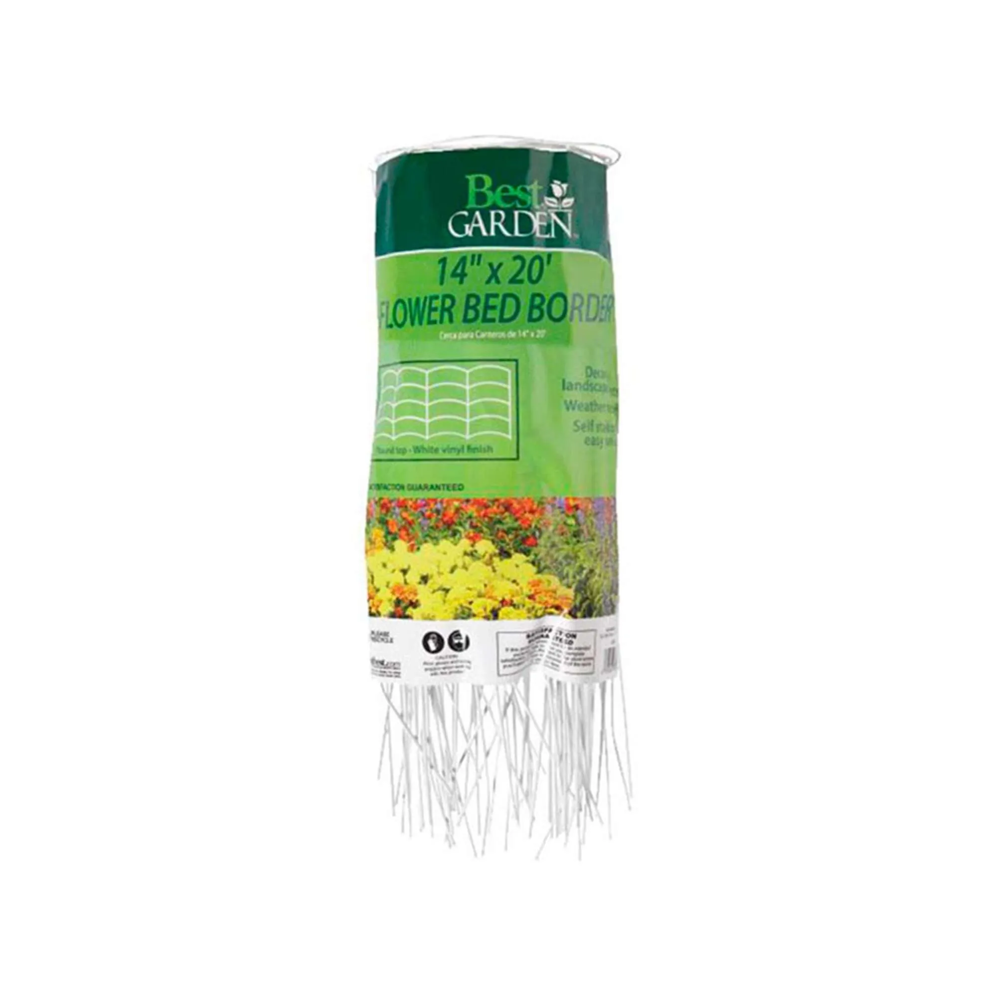 Cerca Para Borde De Flores 14 Pulgadas X 20 Pies