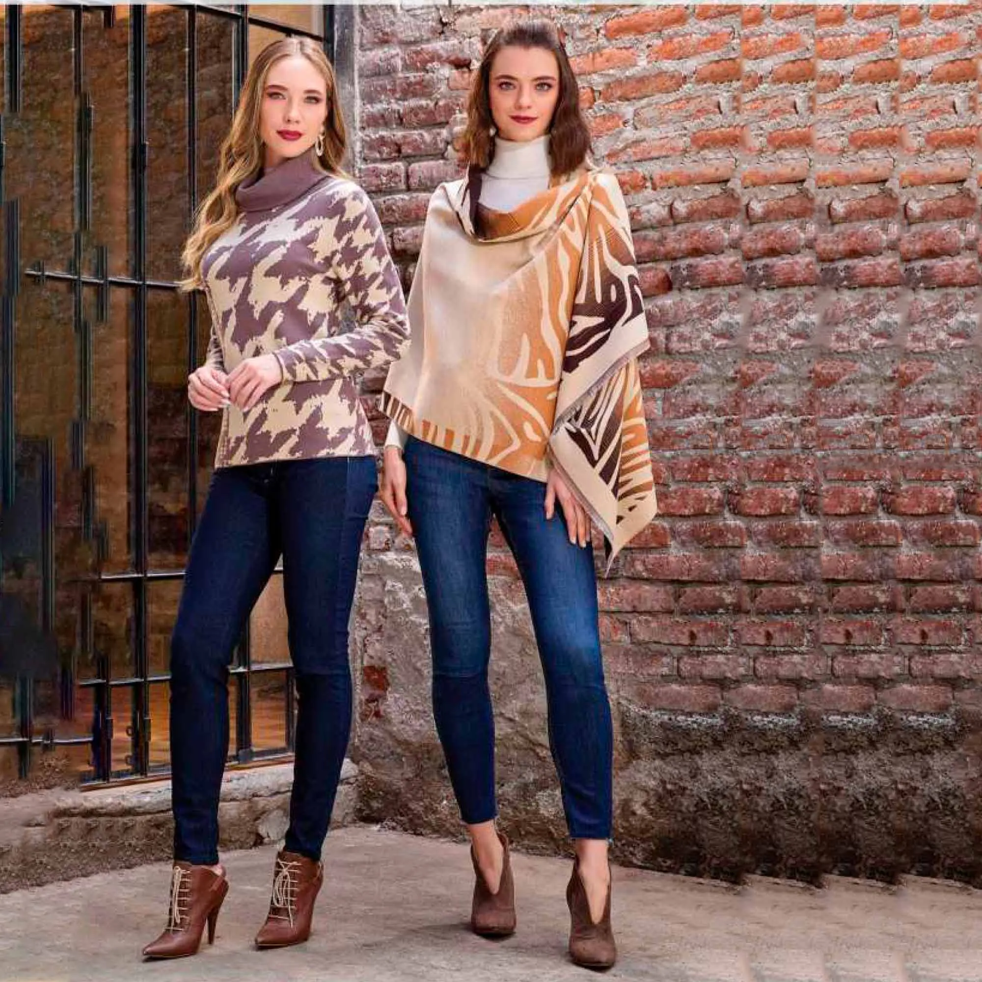 Chal Rebozo Casual Estampado Karen Kein CP387