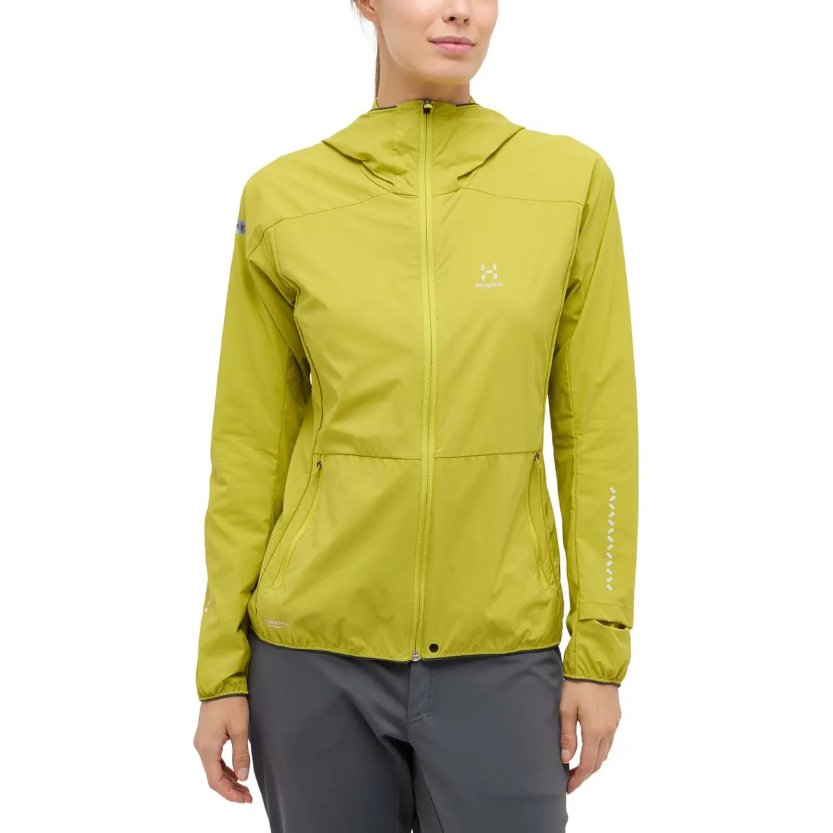 Chaqueta Mujer L.I.M Tempo Trail Jacket Women Haglöfs Amarillo