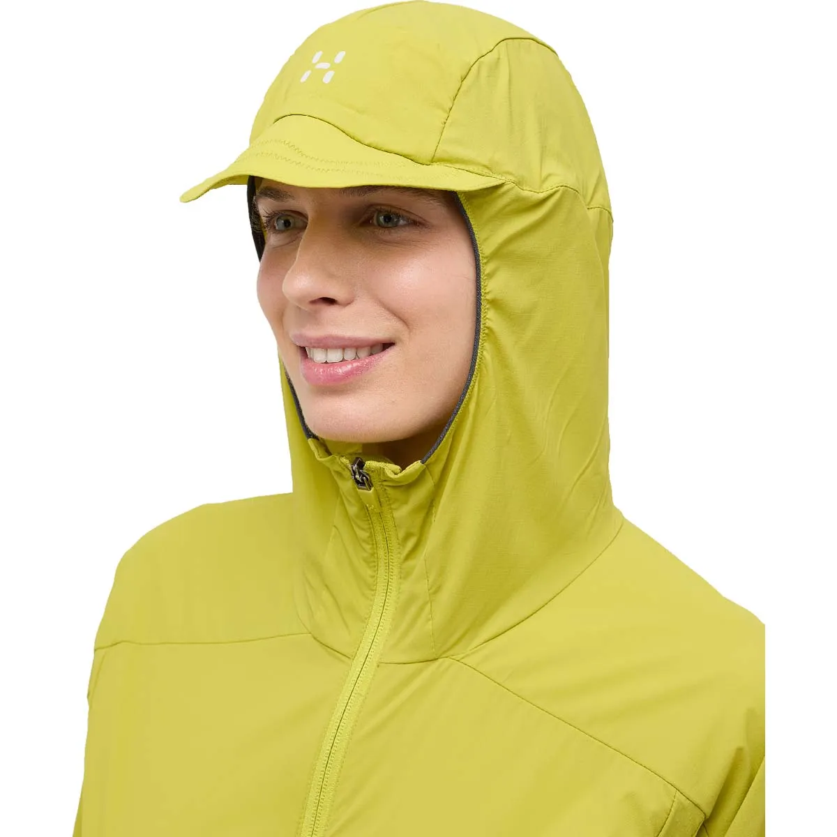 Chaqueta Mujer L.I.M Tempo Trail Jacket Women Haglöfs Amarillo