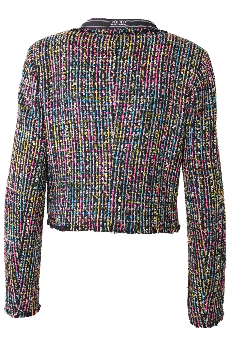 Chaqueta Versace Jeans Couture multicolor de tweed