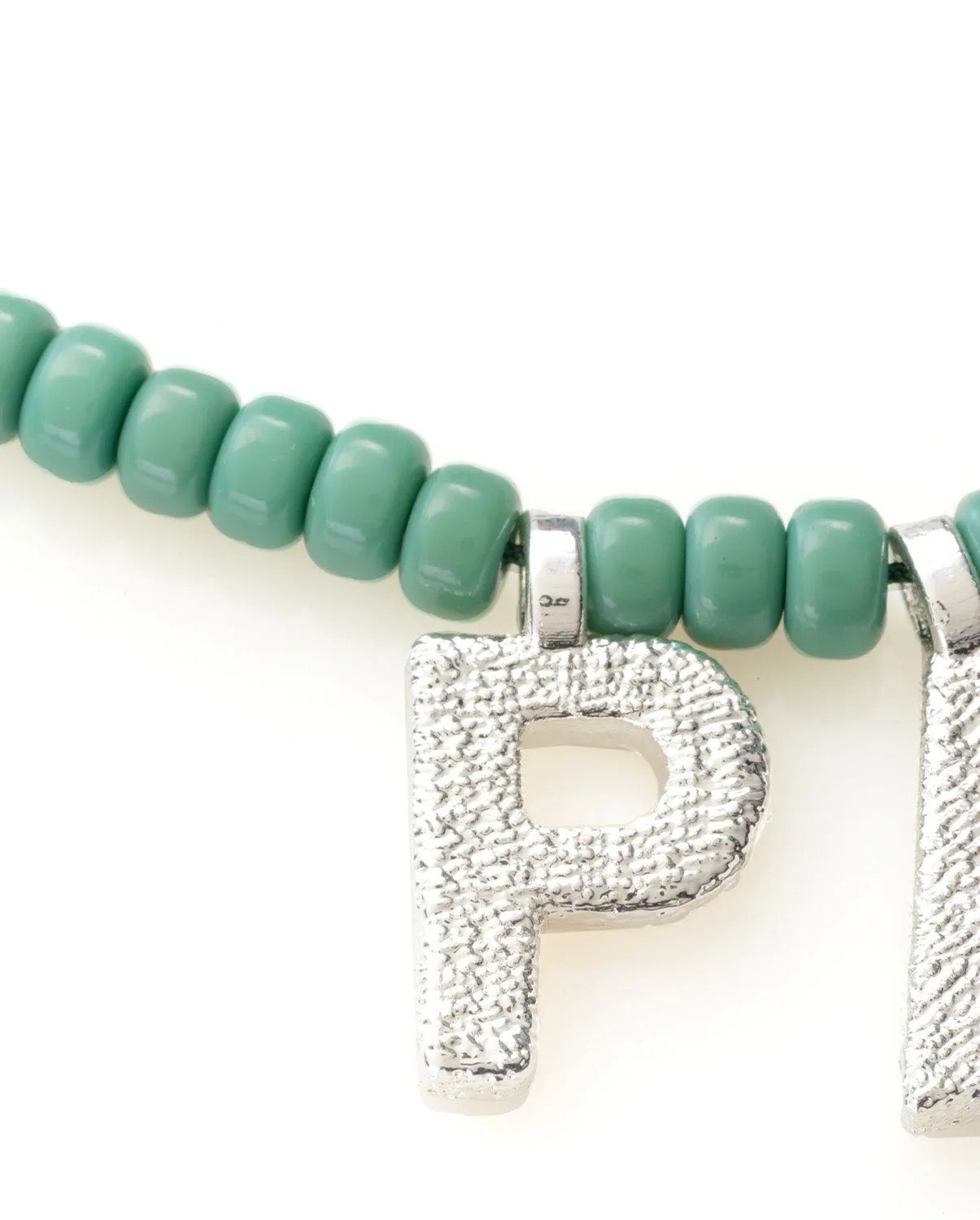 Collar Noa Verde x Plata