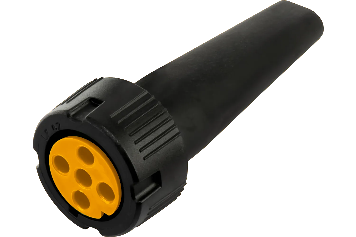 CONECTOR ASPÖCK5PIN BAYONETA PARA PILOTOS TRASEROS 12V AMARILLO