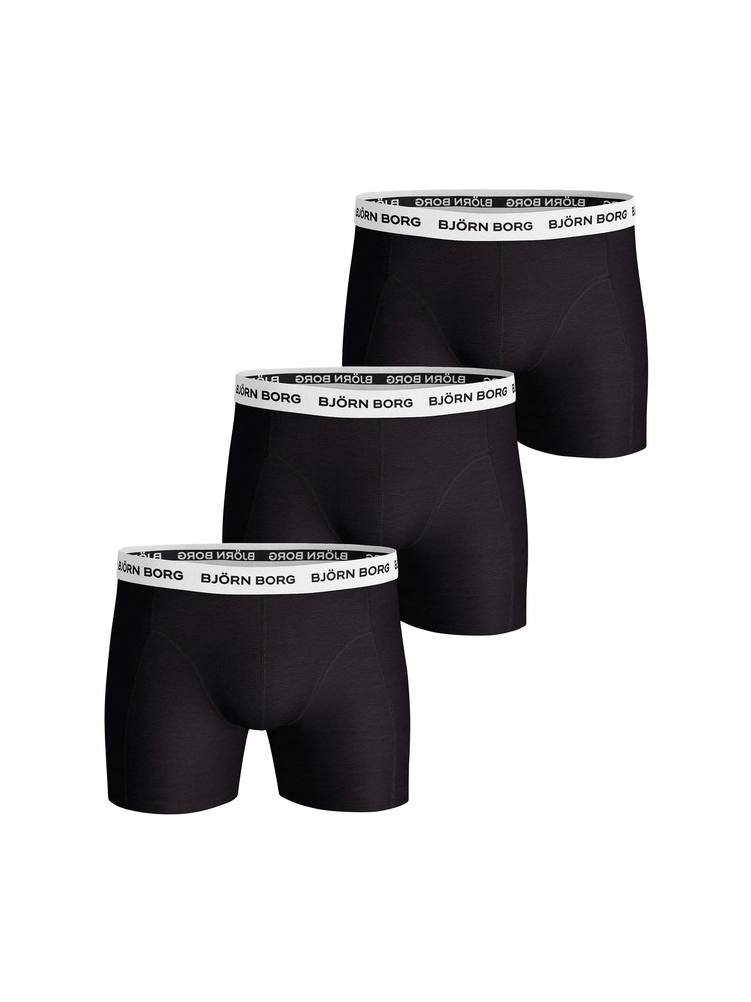 CONTRAST ELASTIC COTTON STRETCH BOXER 3PACK