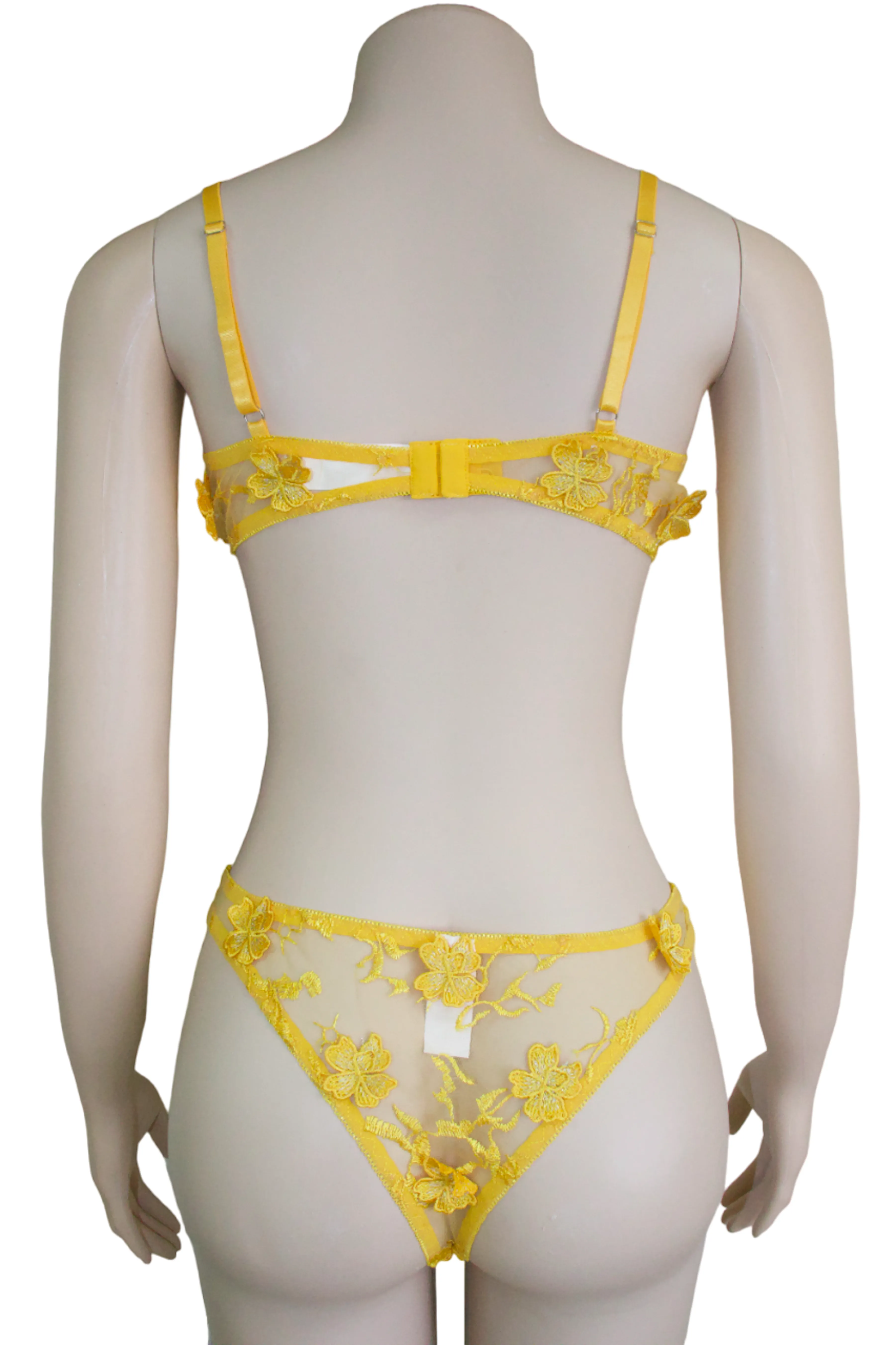 COORDINADO FLORES 3D Y MESH C0140