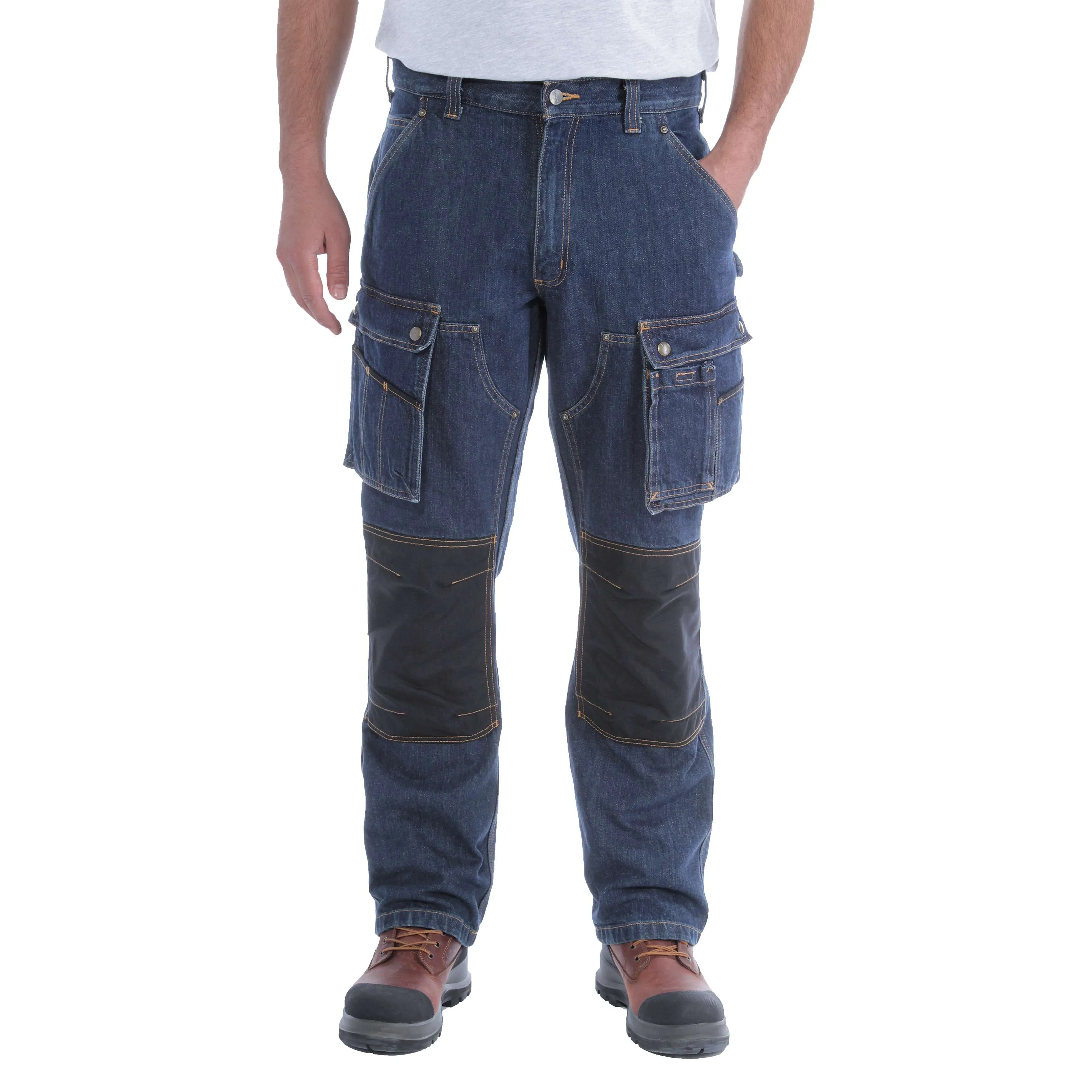 Denim Multi Pocket Tech Pant