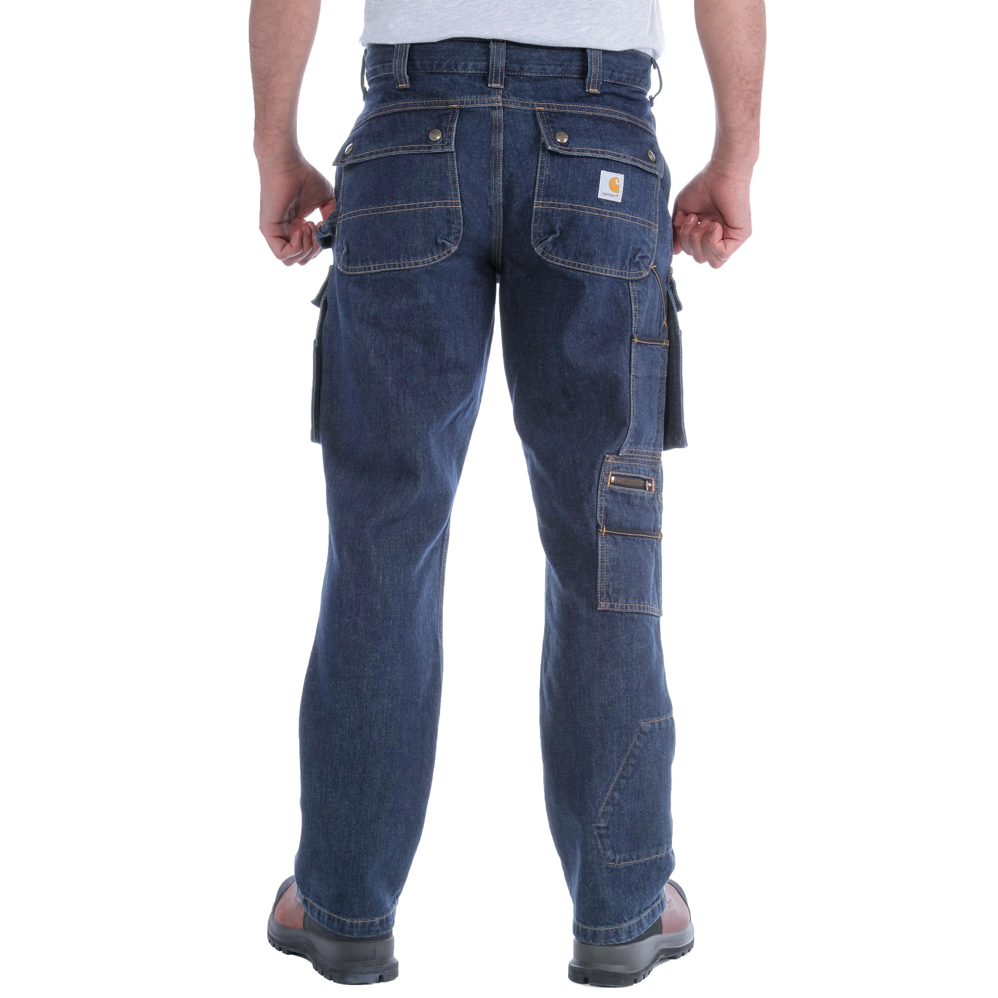 Denim Multi Pocket Tech Pant