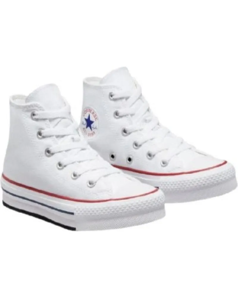 Deportivas de Niña y Niño CONVERSE CHUCK TAYLOR ALL STAR LIFT PLATAFORMA BLANCO 372860C NEGRO BLANCO