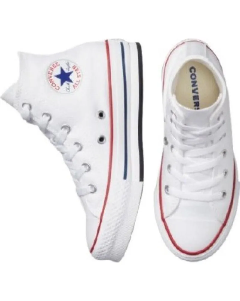 Deportivas de Niña y Niño CONVERSE CHUCK TAYLOR ALL STAR LIFT PLATAFORMA BLANCO 372860C NEGRO BLANCO