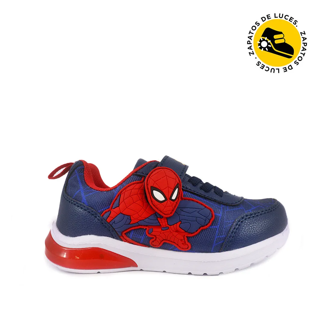 DISNEY Tenis Spider azul para Niños