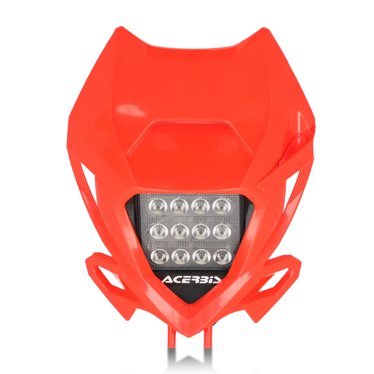Faro Delantero con Protector Acerbis VSL Rojo